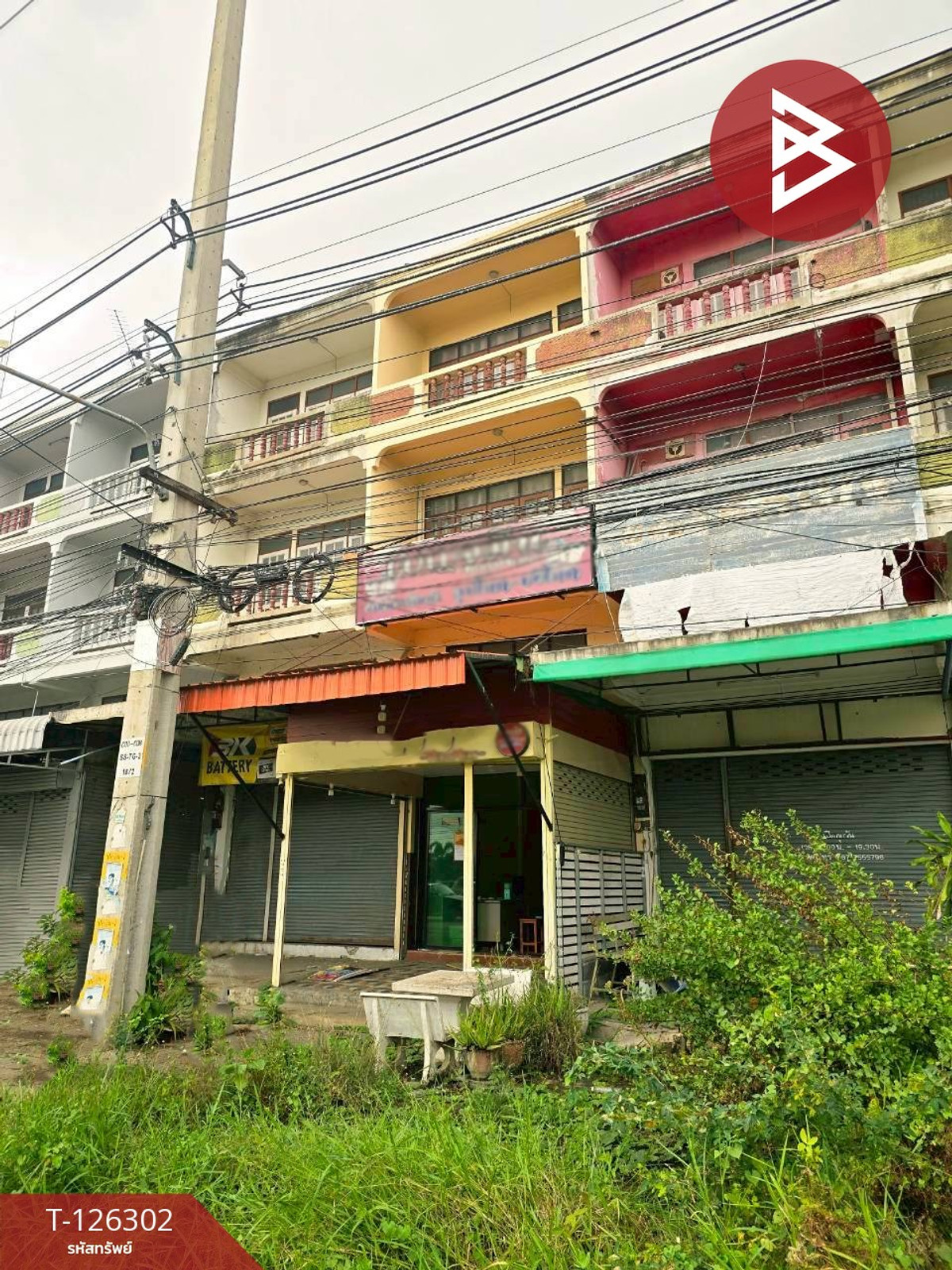 Commercial building for sale, 3 floors, area 19 sq m, Chai Badan, Lopburi. – รูปที่ 3