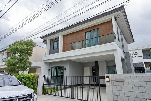 Single house for rent, Centro Rama 2 – Phutthabucha (Centro Rama2 – Phutthabucha), beautiful house, project from AP (Thailand)