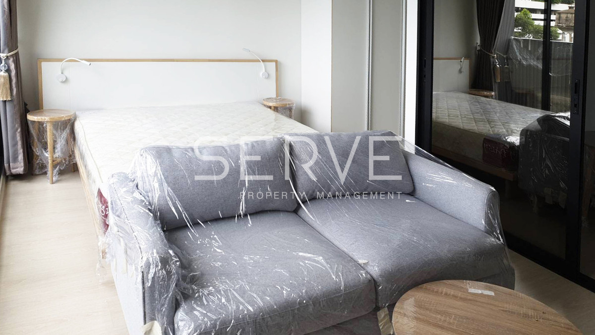 🔥19K🔥- Homey Style Studio 27.24 sq.m. New Condo Close to BTS Ekkamai station 350 m. at Noble Ambience Sukhumvit 42 Condo / Condo For Rent