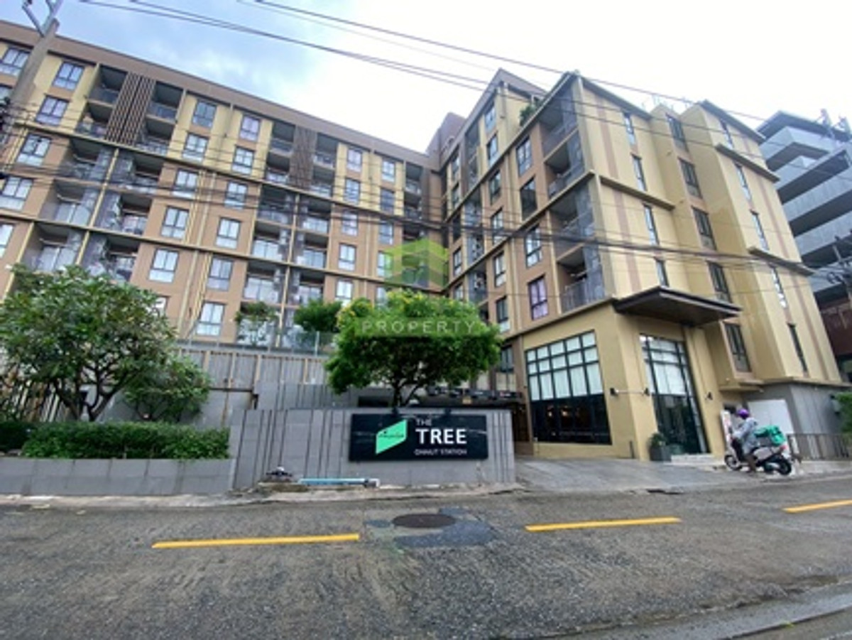 Condo for sale and rent in the heart of On Nut, The Tree On Nut Station, area 26 sq m, fully furnished, near BTS On Nut.