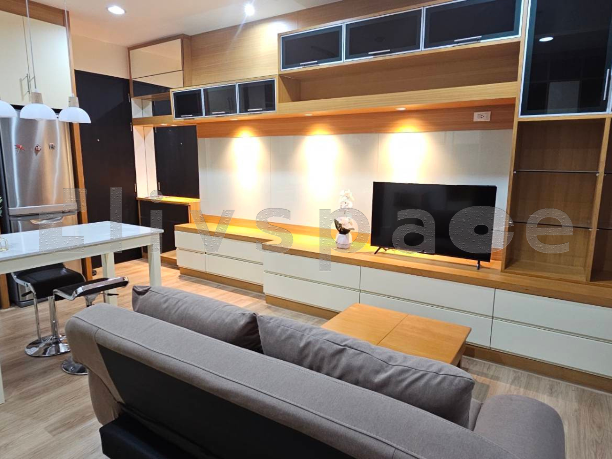 ▚ LJ151ツ ให้เช่า: Baan Klang Krung Siam - Pathumwan ✨ 1BR 55 ตร.ม. ห้องสวยมาก ทำใหม่หมด ลดราคาพิเศษ พร้อมอยู่! 🏙️🔥 – รูปที่ 3