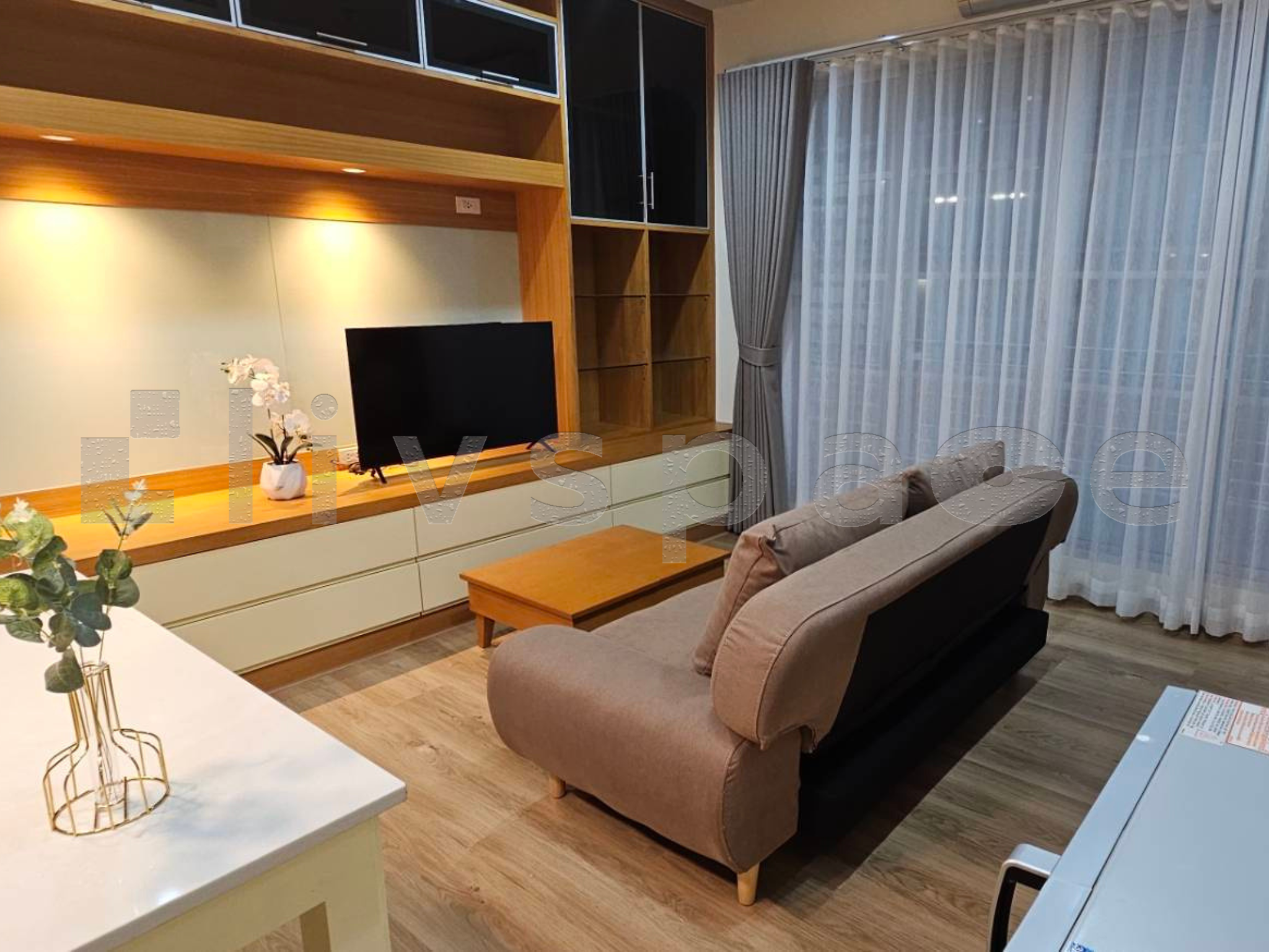 ▚ LJ151ツ ให้เช่า: Baan Klang Krung Siam - Pathumwan ✨ 1BR 55 ตร.ม. ห้องสวยมาก ทำใหม่หมด ลดราคาพิเศษ พร้อมอยู่! 🏙️🔥 – รูปที่ 2