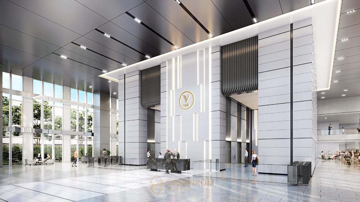 อาคาร วี.วรรณ ทาวเวอร์ (V.ONE TOWER) สำนักงานให้เช่า ติดถนนพระราม 9 กรุงเทพฯ ใกล้รถไฟฟ้าสายสีส้ม MRTA สถานี รฟม. – รูปที่ 3
