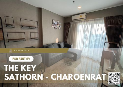 ให้เช่า ✨ The Key Sathorn - Charoenrat ✨ เฟอร์นิเจอร์ และ เครื่องใช้ไฟฟ้าครบ ใกล้ BTS สุรศักดิ์   
