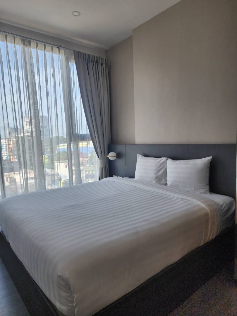 🔥Urgent rental🔥 Hampton Sriracha Condo, 32 sq m., fully furnished, ready to move in immediately.