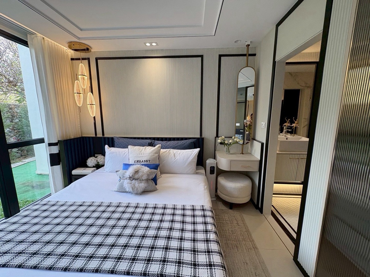 🌆Embassy พัทยา  ห้องใหญ่|ระเบียงกว้าง|ส่วนกลาง Luxury✨ใกล้หาดจอมเทียน