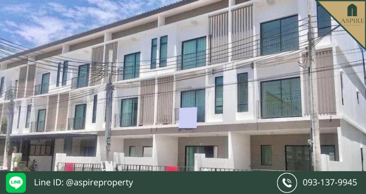 [For Sale and For Rent] 3.5-Storey Townhouse, Patio Srinakarin-Rama 9, Golf Course View