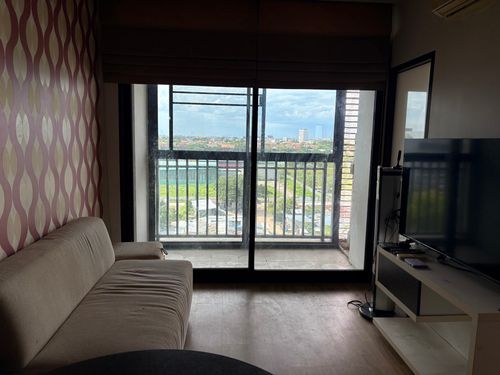Condo for sale Navatara River Life Kaset-Nawamin 1 Bedroom 32.72 sq.m., beautiful room, ready to move in, selling cheap 1.78 million baht.