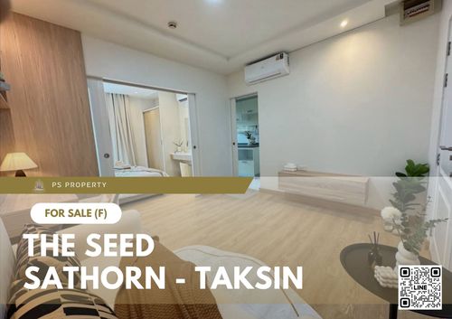 ขายด่วน 🔥 The Seed Sathorn - Taksin 🔥 ตกแต่งสวยครบ เดินทางสะดวก ใกล้ BTS วงเวียนใหญ่   