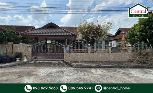 Single-storey detached house K.C. Suwinthawong 2, fully extended, ready to move in