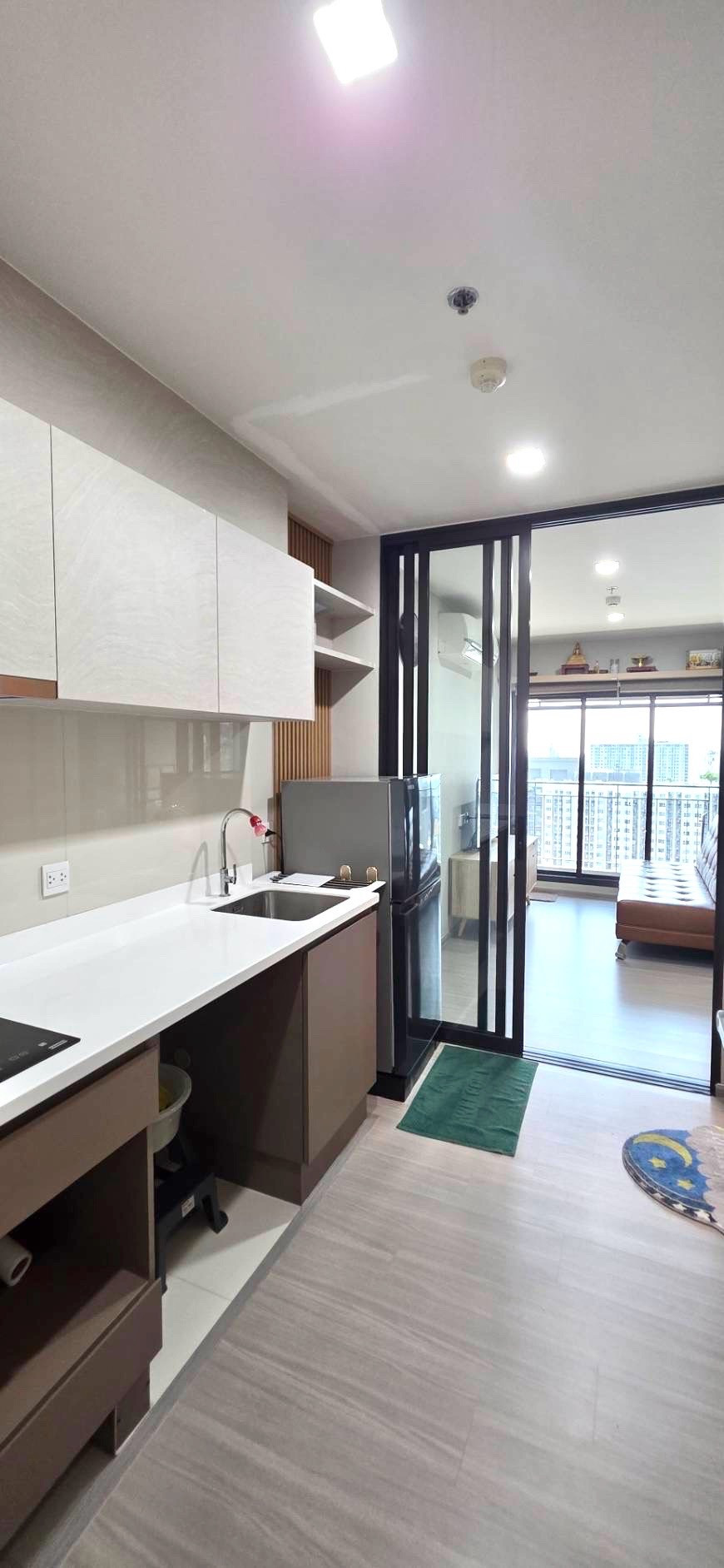 ให้เช่า คอนโด Life Sathorn Sierra ตกแต่งสวย*พร้อมเข้าอยู่ (เดินทางไปสาทรใน5นาที ติดbtsตลาดพลู150ม)  BTS ตลาดพลู 150 เมตร  ขนาด 36ตรม.  ค่าเช่า17,000บาท สัญญา1ปี  1 Bedroom  1 Bathroom  1 Multipurpoes room  ชั้น34 – รูปที่ 3