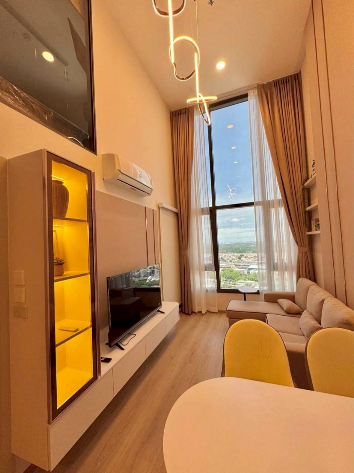 Duplex View แม่น้ำบางกระเจ้า 2bed1bath 54 Sqm Fullyfurnish Ready to move in , Life Rama4 Asoke 48,000-