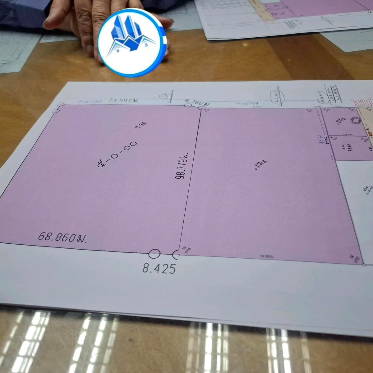ขายที่ดิน พื้นที่สีม่วง