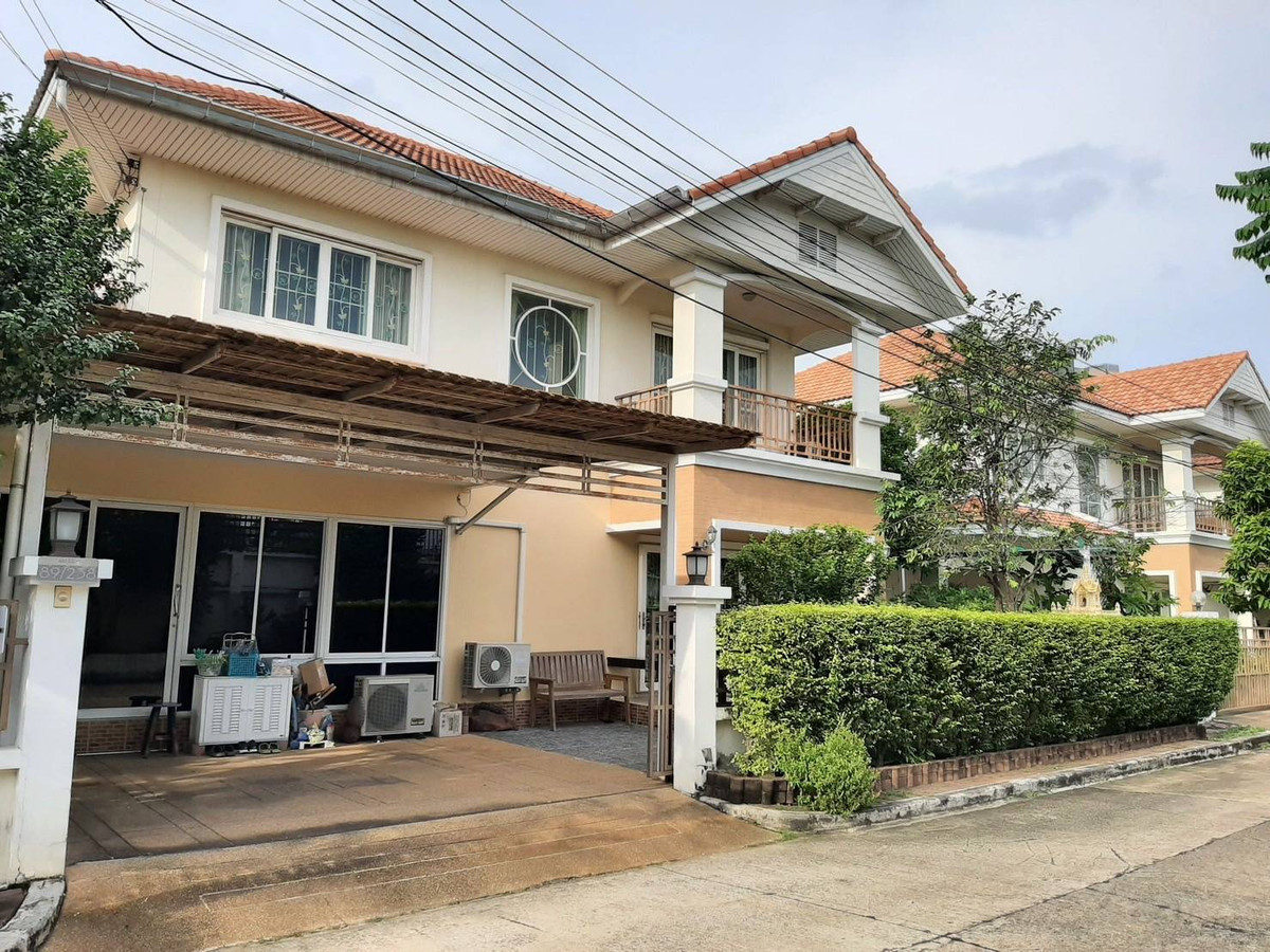 ขาย บ้านเดี่ยว หมู่บ้านนนท์ณิชา ใกล้รถไฟฟ้าสถานีไทรม้า เพียง 300 เมตร