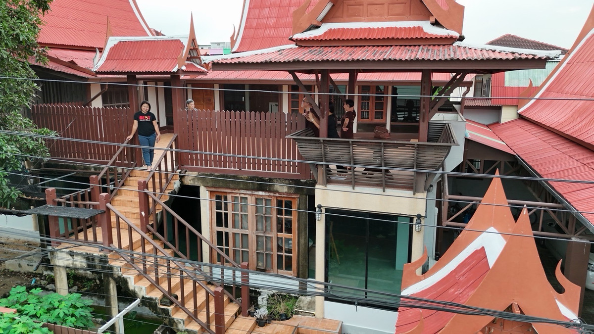 ขาย บ้าน เรือนไทยโบราณ 2 หลัง ไม่ใช้ตะปู ที่ดิน 160 ตรวา หมู่บ้านเศรษฐกิจ บางแค  – รูปที่ 4