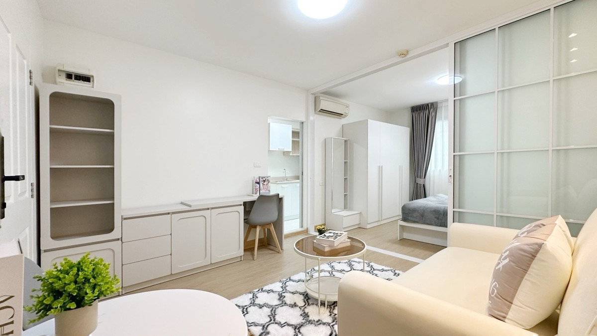 🎯💕 Beautiful room, free furniture, Lat Krabang zone | D Condo On Nut - Suvarnabhumi – รูปที่ 2
