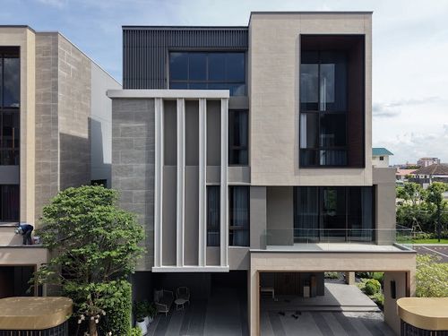 🏛️BEON Kaset-Nawamin✨ 3-story detached house, size 635 sq m, 87 sq m, 5 bedrooms, 6 bathrooms, 4 parking spaces, starting at 44.3 MB. Contact to make an appointment to view Tel.0922635410 (Earth)