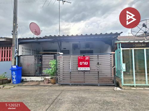 Townhouse for sale Ban Pho Housing Village, Chachoengsao, ready to move in.
