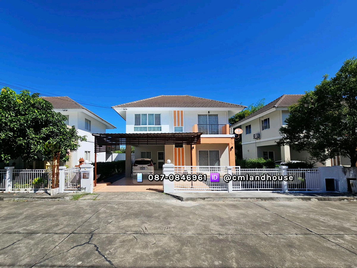 กาญจน์กนกวิลล์8 บ้านสวยใหม่เอี่ยม เฟอร์นิเจอร์ครบ ใกล้มหาวิทยาลัยแม่โจ้ แค่ 2 กม. ใกล้ สภ.แม่โจ้ 1.5กม. ใกล้เมือง 10กม.