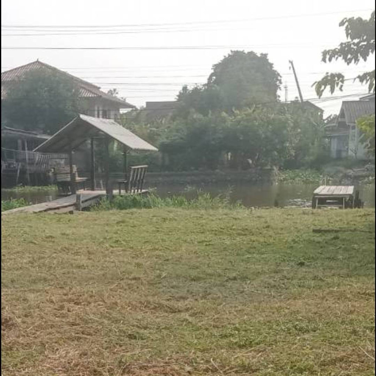 ให้เช่าที่ดิน ติดคลองอ้อมนนท์  แม่น้ำเจ้าพระยา เมืองนนทบุรี