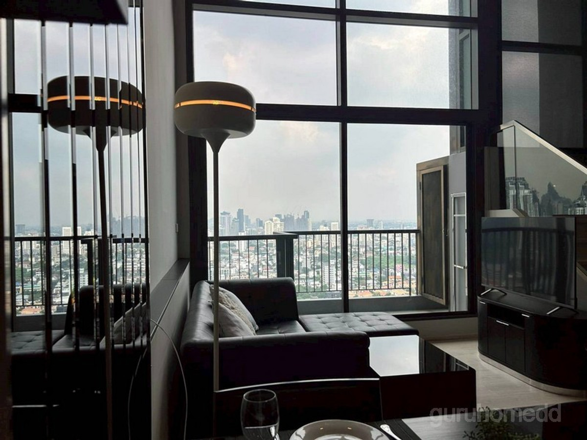 ให้เช่าคอนโด Rhythm Sukhumvit 44/1 ห้อง Duplex ขนาด 60 ตรม 1ห้องนอน ชั้น32-33 เฟอร์นิเจอร์ครบ พร้อมอยู่ ใกล้BTSพระโขนง - ghd000780R – รูปที่ 2