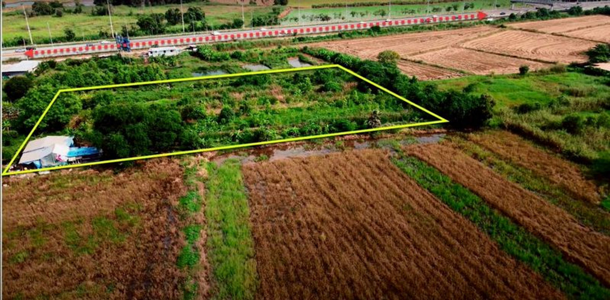 Land for sale in Pathum Thani, good location, Bang Ka Phueng, Bang Phut Subdistrict, near Udon Ratthaya Expressway. – รูปที่ 3