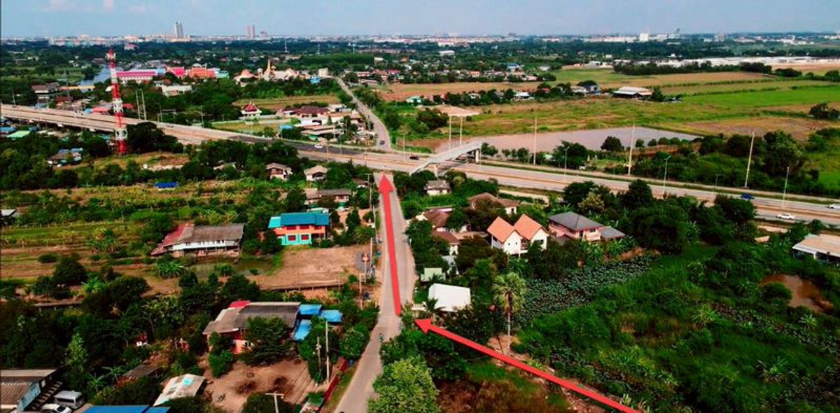 Land for sale in Pathum Thani, good location, Bang Ka Phueng, Bang Phut Subdistrict, near Udon Ratthaya Expressway. – รูปที่ 4
