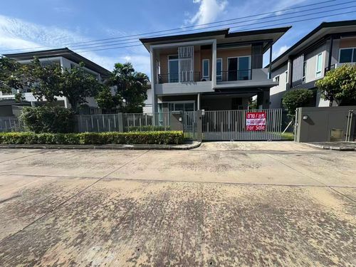 บ้านใหม่ 100% ! ทำเลติดถนนวงแหวนกาญจนาฯ เพียง 5 นาที ถึงห้างแฟชั่นฯ !ขายบ้านเดี่ยว เสนา พาร์ค แกรนด์ รามอินทรา (Sena Park Grand Ramindra) 62 ตร.ว (Green Smart Design )Solar Rooftop และ Solar Scale-Up ！