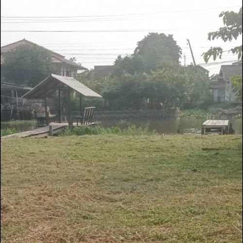 Land for rent Next to Om Non Canal  Chao Phraya River, Muang Nonthaburi