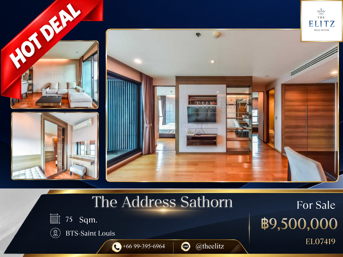 ✨ Elite Sathorn 12 Residences - Offering High-End Facilities & Superior Privacy Standards Living ✨ 
