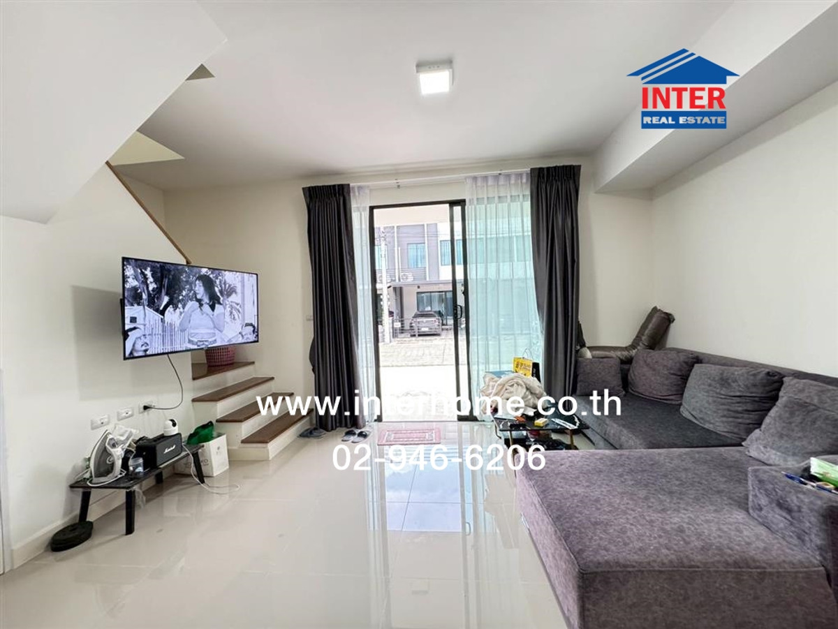 ทาวน์โฮม 2 ชั้น 17.5 ตร.ว. หมู่บ้านพลีโน่ราชพฤกษ์ - แจ้งวัฒนะ ถนนสะพานนนทบุรี-บางบัวทอง ริมคันคลองเกาะเกรียง เมืองปทุมธานี ปทุมธานี – รูปที่ 4