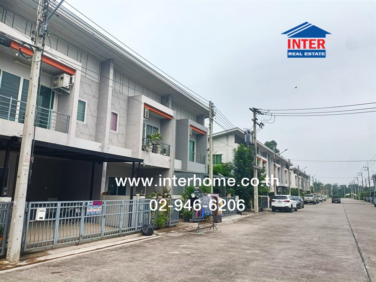 ทาวน์เฮ้าส์ 2 ชั้น 18 ตร.ว. หมู่บ้านไนน์คาแนล รังสิต-คลอง9 ถนนรังสิ -นครนายก ถนนเลียบคลอง9 ธัญบุรี ปทุมธานี – รูปที่ 2