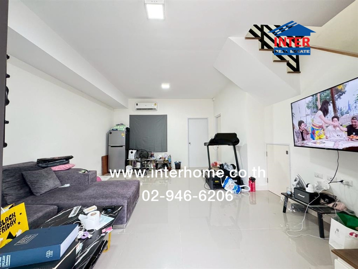 ทาวน์โฮม 2 ชั้น 17.5 ตร.ว. หมู่บ้านพลีโน่ราชพฤกษ์ - แจ้งวัฒนะ ถนนสะพานนนทบุรี-บางบัวทอง ริมคันคลองเกาะเกรียง เมืองปทุมธานี ปทุมธานี – รูปที่ 3