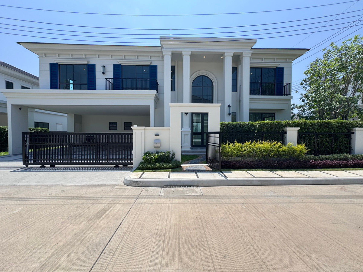 บ้านเดี่ยว หลังใหญ่ Setthasiri Ngamwongwarn บ้านใหม่พร้อมให้เช่า ใกล้ทางด่วนงามวงศวาน