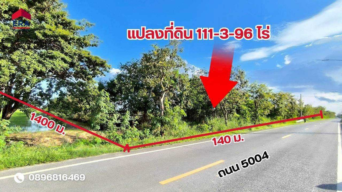 ขายที่ดิน 111 ไร่ 3 งาน 96 ตร.ว. ใกล้นิคมอุตสาหกรรมเวลโกรว์ – รูปที่ 2