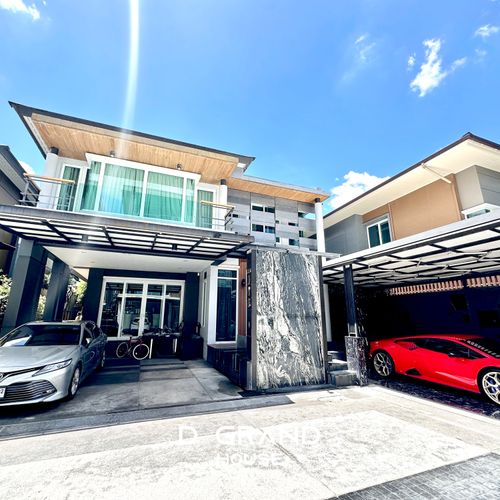 #Luxury house for sale, corner plot In the heart of early Lat Phrao, The Gallery House Pattern Project, Lat Phrao Soi 1