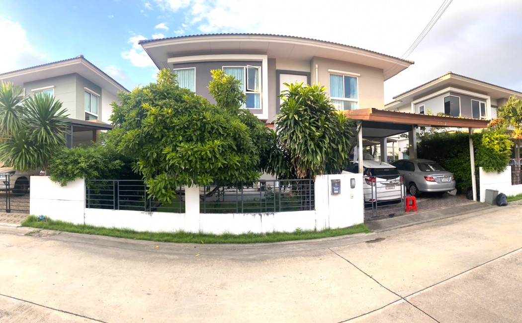 For sale: 2-story detached house, 50 square wah, The Trust Village, Srinakarin-Phraeksa, special discounted price