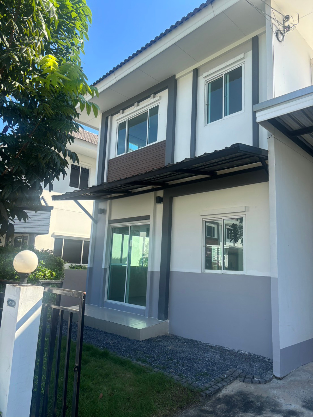 Unbeatable price! Young house in a prime location. Twin house for sale at Lanceo Crib Thepharak–Tamru — the cheapest unit in the entire project!