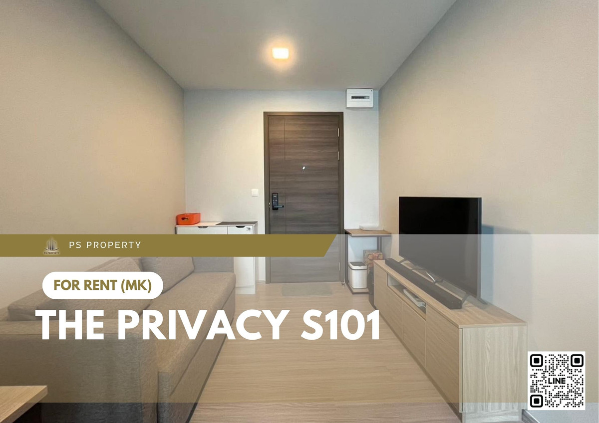 For rent ✨ THE PRIVACY S101 ✨ Fully furnished and equipped, near BTS Punnawithi For rent ✨ THE PRIVACY S101 ✨ Fully furnished and equipped, near BTS Punnawithi
