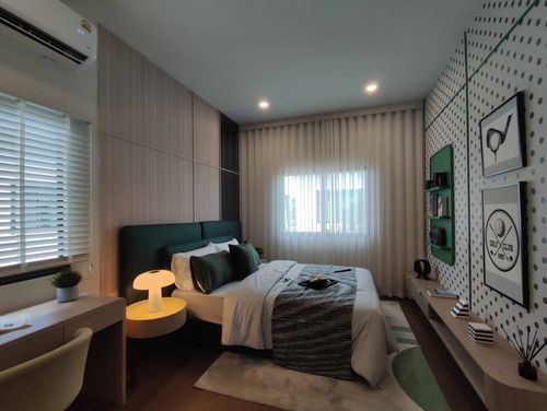 Luxury detached house project Krungthep Kreetha Grand Britania Krungthep Kreetha-Suvarnabhumi Grand Britania Krungthep Kreetha-Suvarnabhumi Reflecting the elegance of architecture Located in a potential location Next to the main road Romklao Krungthep Kre