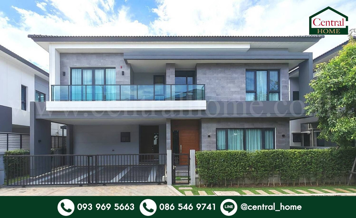 Single house, The City Bangna, new house, ready to move in, near Mega Bangna. Single house, The City Bangna, new house, ready to move in, near Mega Bangna.