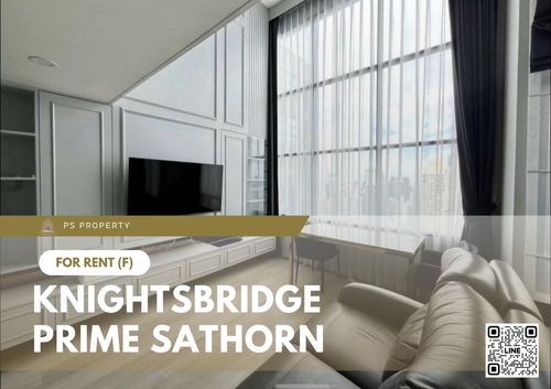 ให้เช่า 📍 Knightsbridge Prime Sathorn 📍 เฟอร์นิเจอร์ และ เครื่องใช้ไฟฟ้าครบ ใกล้ BTS ช่องนนทรี