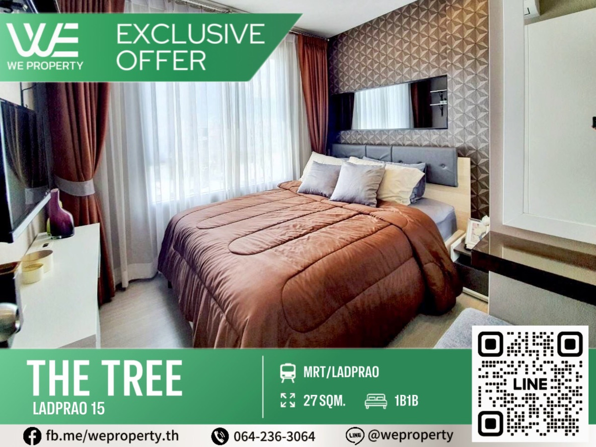 ทิศเหนือ ห้องมุมแต่งสวยราคาดีที่สุด!!⭐The Tree Ladprao 15 (เดอะ ทรี ลาดพร้าว 15) ทิศเหนือ ห้องมุมแต่งสวยราคาดีที่สุด!!⭐The Tree Ladprao 15 (เดอะ ทรี ลาดพร้าว 15)
