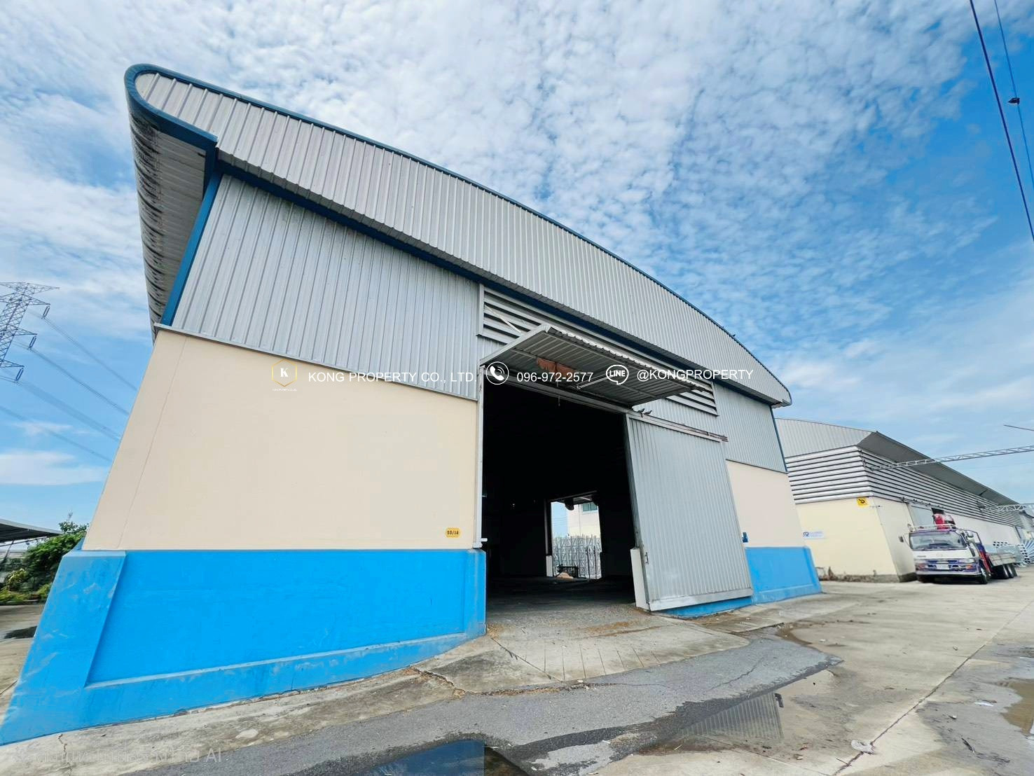 Warehouse for rent, Lat Lum Kaeo, Pathum Thani #near Noppawong intersection, area 520 sq m. – รูปที่ 2