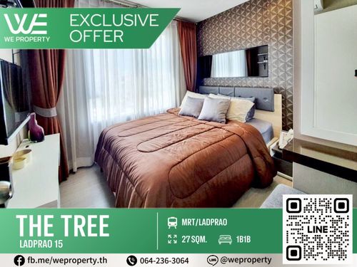 ทิศเหนือ ห้องมุมแต่งสวยราคาดีที่สุด!!⭐The Tree Ladprao 15 (เดอะ ทรี ลาดพร้าว 15)