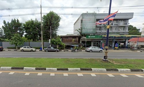 88642 - ขายที่ดินพร้อมสิ่งปลูกสร้าง 44 ตรว. ติดถนนใหญ่ 6 เลน ถนนแสงชูโต กาญจนบุรี