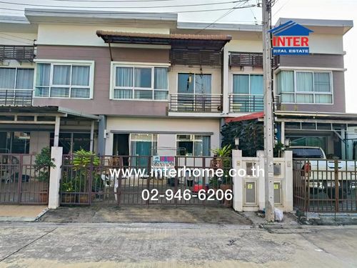 ทาวน์เฮ้าส์ 2 ชั้น 20.7 ตร.ว. หมู่บ้านโนโววิลล์ วงแหวน-บางใหญ่ ใกล้ดูโฮมบางบัวทอง ซอยคลองลากค้อน ถนนสะพานนนทบุรี-บางบัวทอง บางบัวทอง นนทบุรี