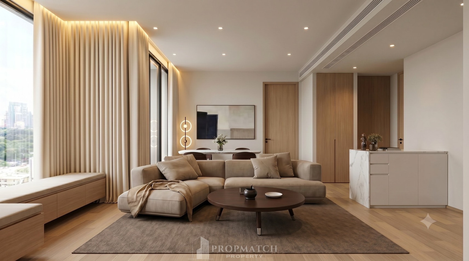 ✨Flash Deal ✨ One Bangkok Residence 187 ( 1Bed 1Bath 64SQM.) พร้อมอยู่ ! เพียง 23,990,000 บาท Tel.0981315848 @propmatch
