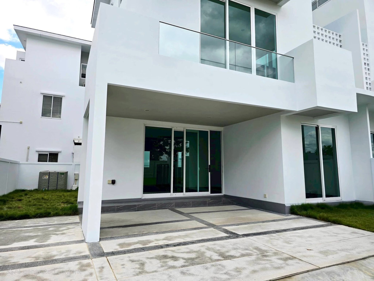 📌 Urgent sale Nirvana Absolute Ekkamai - Ramintra, best price in the market!!! Twin house, 3 floors, 4 bedrooms, 4 bathrooms, parking for 2 cars, usable area 230 sq m., land 38.5 sq m., price 12.5 mb ☎️0887532858 Prai. 📌 Urgent sale Nirvana Absolute Ekkamai - Ramintra, best price in the market!!! Twin house, 3 floors, 4 bedrooms, 4 bathrooms, parking for 2 cars, usable area 230 sq m., land 38.5 sq m., price 12.5 mb ☎️0887532858 Prai.