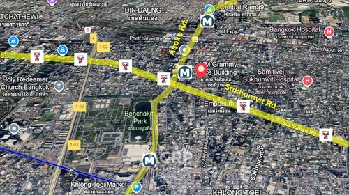 ขายที่ดินทำเลศักยภาพ ซอยสุขุมวิท25-อโศก ใกล้ BTS/MRT และห้างสรรพสินค้า